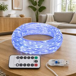 Transform Your Space with 150 Blue LED String Lights