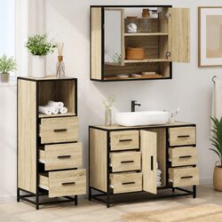 Enhance Your Space with a 3-Piece Brown Bathroom Set