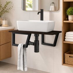 Elegant Wall Basin Shelf to Elevate Your Bathroom Space