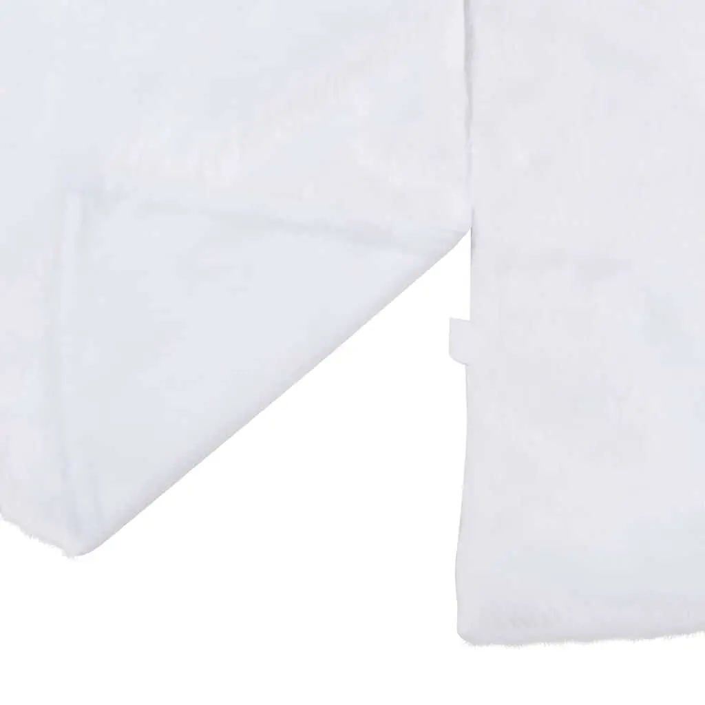 Christmas Tree Skirt 150cm White Faux Fur Base Cover Decoration