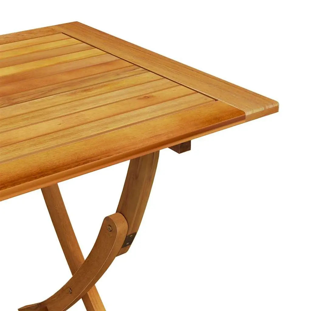 5 Piece Garden Dining Set Solid Eucalyptus Wood Outdoor Patio Furniture Brown