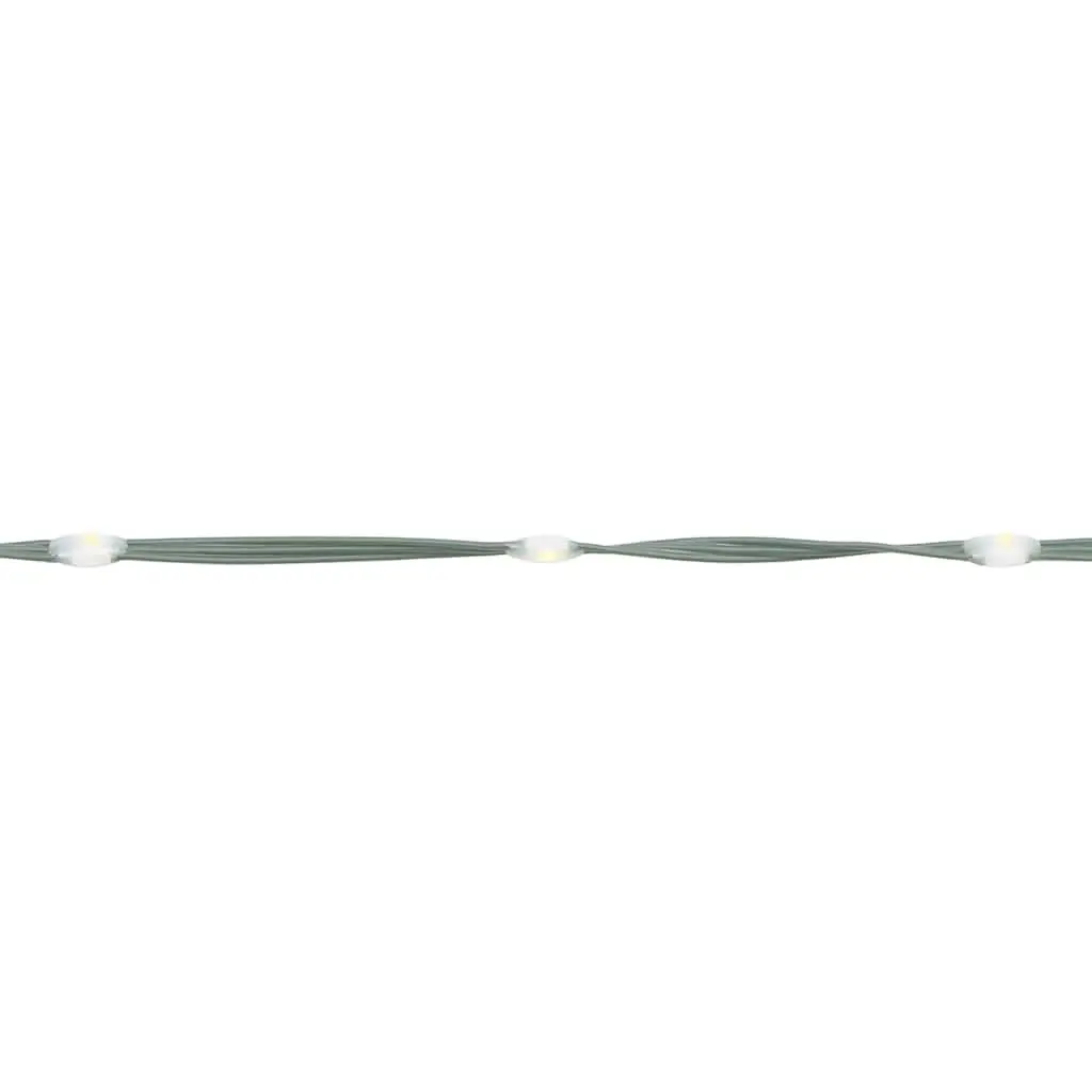 LED Christmas Tree with Spikes 220 Cold White Lights 8 Effects 180cm Garden