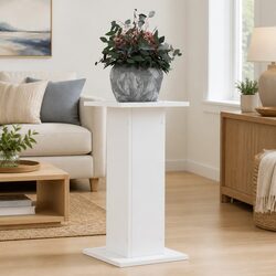 Plant Stands 2 pcs White 30x30x60 cm Engineered Wood Flower Display Stand