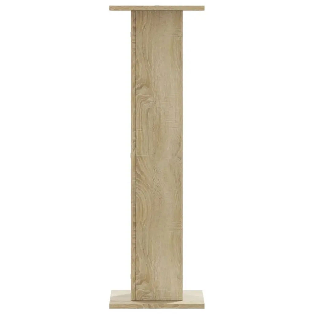 Plant Stands 2 pcs Brown Engineered Wood Tall Display Stands 30x30x95 cm