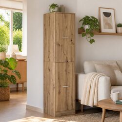 Stylish Brown Storage Cabinet for Home and Office Use