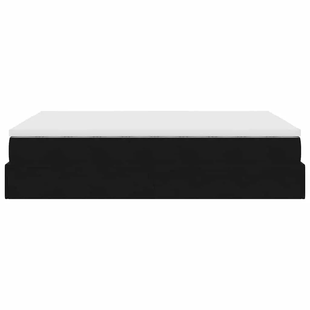Ottoman Bed Double Velvet Pocket Spring Mattress Storage Lift Frame