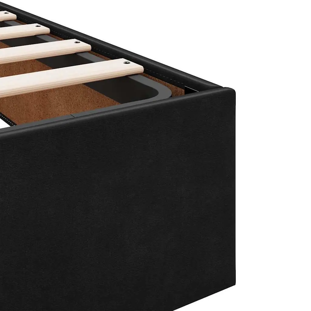 Ottoman Bed Double Velvet Pocket Spring Mattress Storage Lift Frame