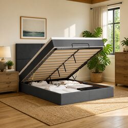 Double Ottoman Bed with Storage to Maximize Your Space
