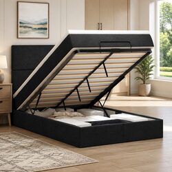 Stylish King Single Ottoman Bed with Mattress for Modern Living