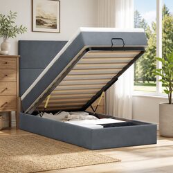 Stylish Ottoman Bed with Mattresses for Enhanced Living Space