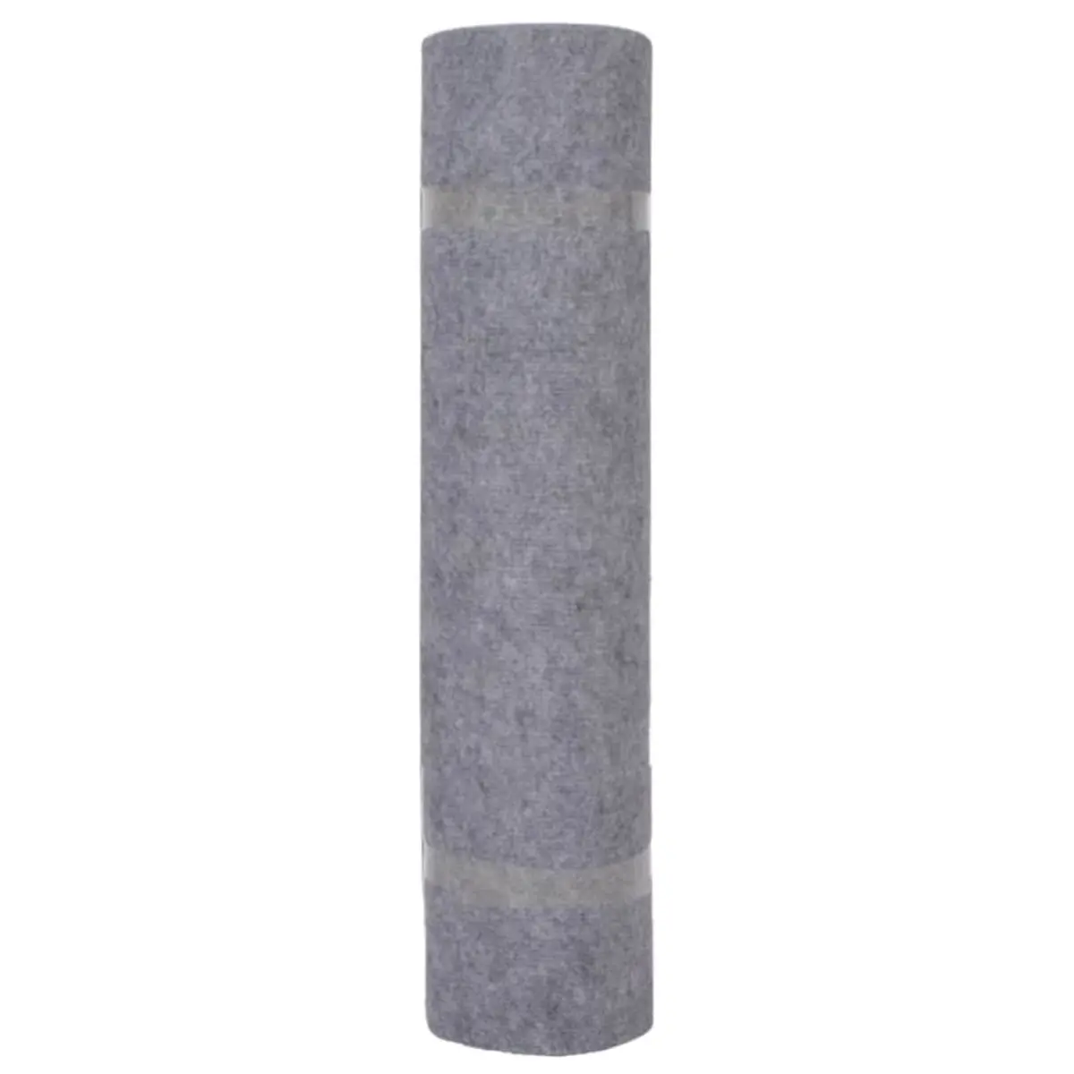 Runner Rug 1.2 x 10m Grey Polyester Ribbed Non-Slip Indoor Outdoor