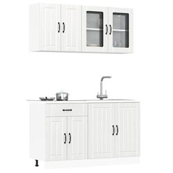 Upgrade Your Kitchen with This Chic 4 Piece Cabinet Set