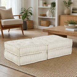 Elevate Your Space with a Cream Modular Sofa for Any Environment