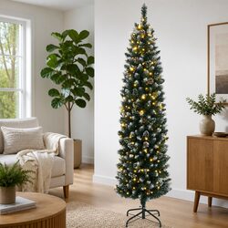 Enhance Your Space with a 210cm Slim Christmas Tree