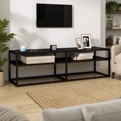 Enhance Your Living Space with a Black Marble TV Cabinet