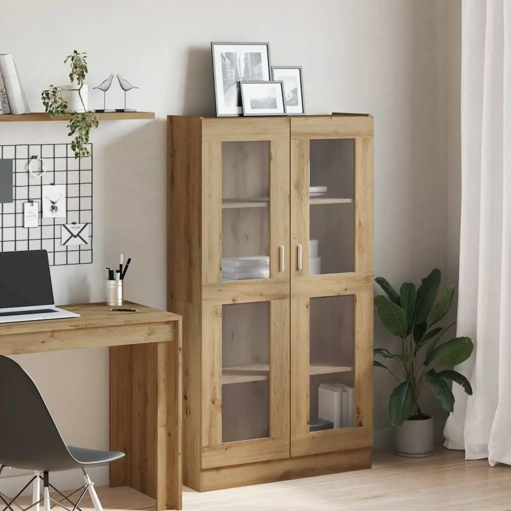 Highboard 150cm Engineered Wood Storage Cabinet Brown