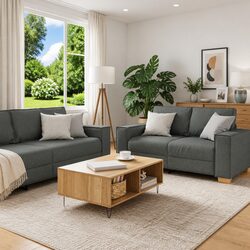 Enhance Your Living Space with a Modern 3-Piece Sofa Set