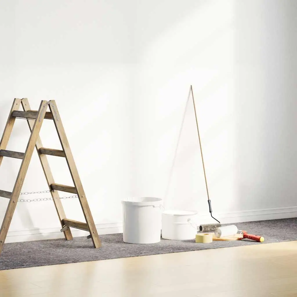 Non-slip Painter Fleece Floor Protection 25m x 1m Water-resistant Durable Non-woven Fabric 2 Rolls
