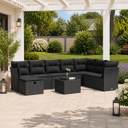 Enhance Your Outdoor Living with a 9 Piece Sofa Set