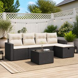 Enhance Your Patio with 6-Piece Outdoor Sofa Set