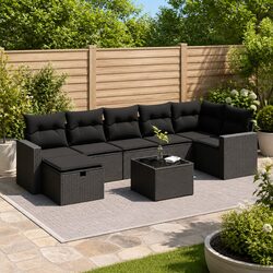 Elevate Your Outdoor Experience with This 8-Piece Sofa Set