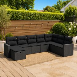 Elevate Your Outdoor Space with 8 Piece Garden Sofa Set