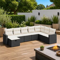 Transform Your Outdoor Space with This 8-Piece Sofa Set