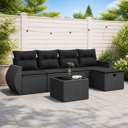 Transform Your Patio with This Stylish 6 Piece Sofa Set