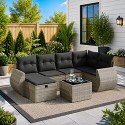 Enhance Your Outdoor Space with This 7-Piece Sofa Set