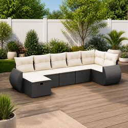 Transform Your Patio with This 7 Piece Garden Sofa Set