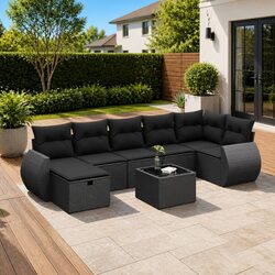 Transform Your Patio with This 8 Piece Outdoor Sofa Set