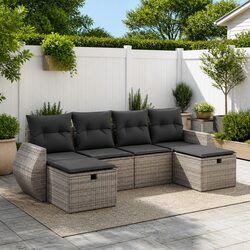 Enhance Your Outdoor Experience with This 6-Piece Sofa Set