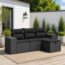 Enhance Your Outdoor Space with 4-Piece Sofa Set