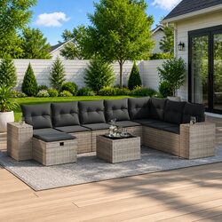 Transform Your Outdoor Space with a 9 Piece Sofa Set