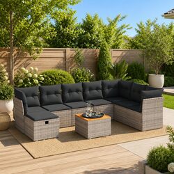 Enhance Your Outdoor Space with a 9 Piece Sofa Set