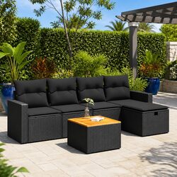 Elevate Your Outdoor Space with This Garden Sofa Set