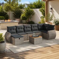 Create a Cozy Outdoor Oasis with 8 Piece Modular Sofa Set