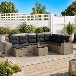 Transform Your Outdoor Space with This 9 Piece Sofa Set