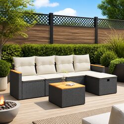 Enhance Your Outdoor Area with a 6 Piece Garden Sofa Set