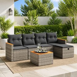 Enhance Your Outdoor Space with 6-Piece Sofa Set