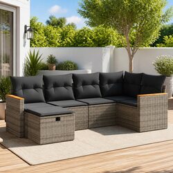 Enhance Your Outdoor Space with a 6-Piece Sofa Set