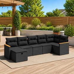 Elevate Your Outdoor Space with this 7 Piece Sofa Set