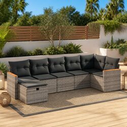 Upgrade Your Outdoor Space with a Stylish 7-Piece Sofa Set