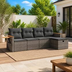 Enhance Your Outdoor Area with a 5 Piece Garden Sofa Set