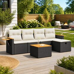 Enhance Your Outdoor Living with a Black Sofa Set