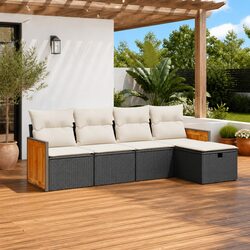 Transform Your Outdoor Space with a 5-Piece Sofa Set