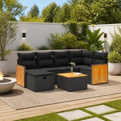 Enhance Your Outdoor Space with 7 Piece Garden Sofa Set