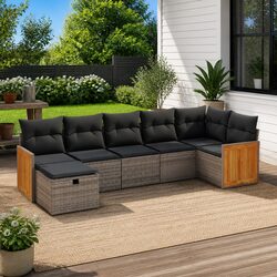 Enhance Your Outdoor Space with a 7 Piece Sofa Set