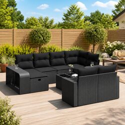 Transform Your Outdoor Space with This 11-Piece Sofa Set