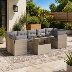 Elevate Your Outdoor Space with 8 Piece Sofa Set